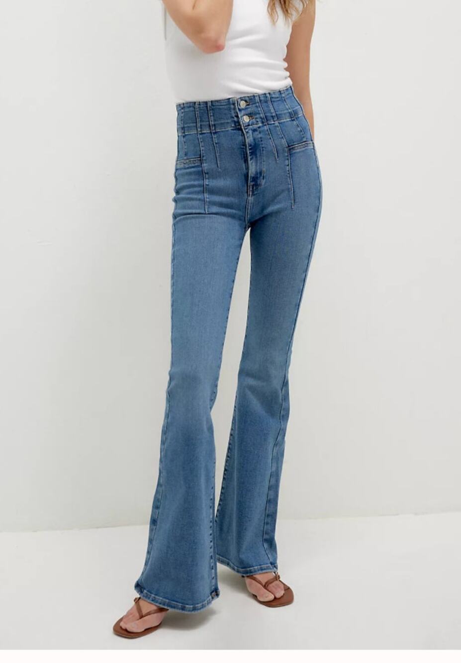 Free People We The Free Jayde Flare Jeans Blue Size 28